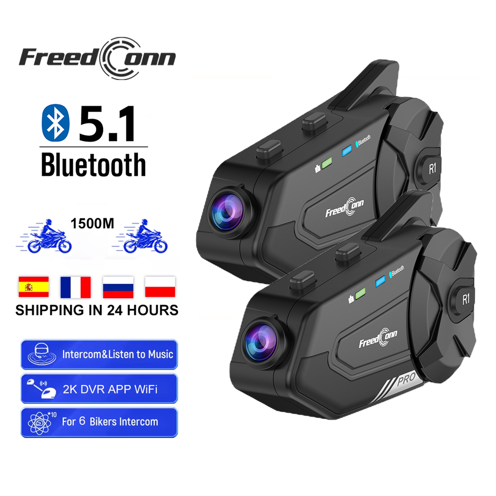 Full Face Motorcycle Helmet With Bluetooth - Freedconn мотоциклетный домофон, автоматический видеорегистратор, шлем,