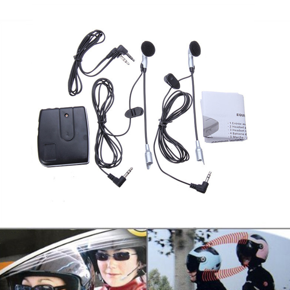 Universal Motorcycle Helmet Intercom Headset - Мотоциклетная система связи с шлемом, двусторонняя