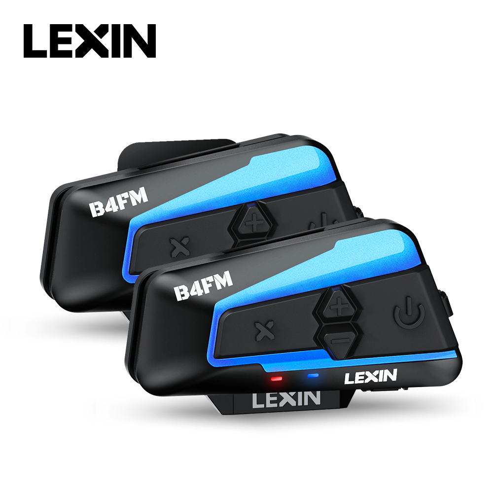 Full Face Motorcycle Helmet With Bluetooth - Lexin B4FM-X Bluetooth мотоциклетная гарнитура для