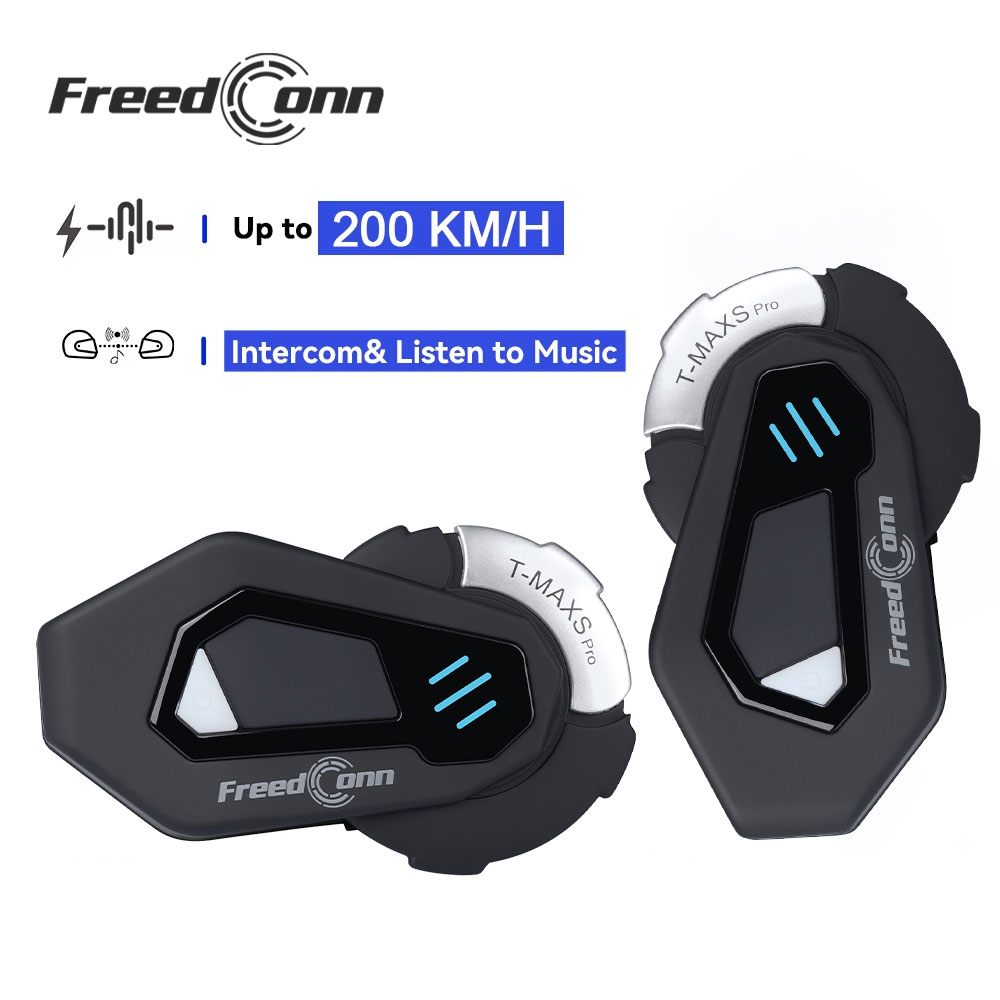 Full Face Motorcycle Helmet With Bluetooth - Мотоциклетная Bluetooth-гарнитура FreedConn T MAX S