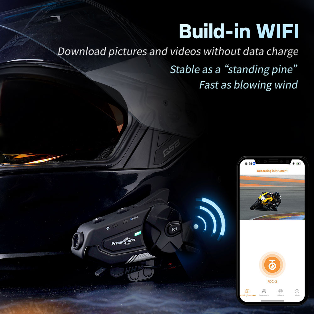Freedconn мотоциклетный домофо – обзор и цена Full Face Motorcycle Helmet With Bluetooth