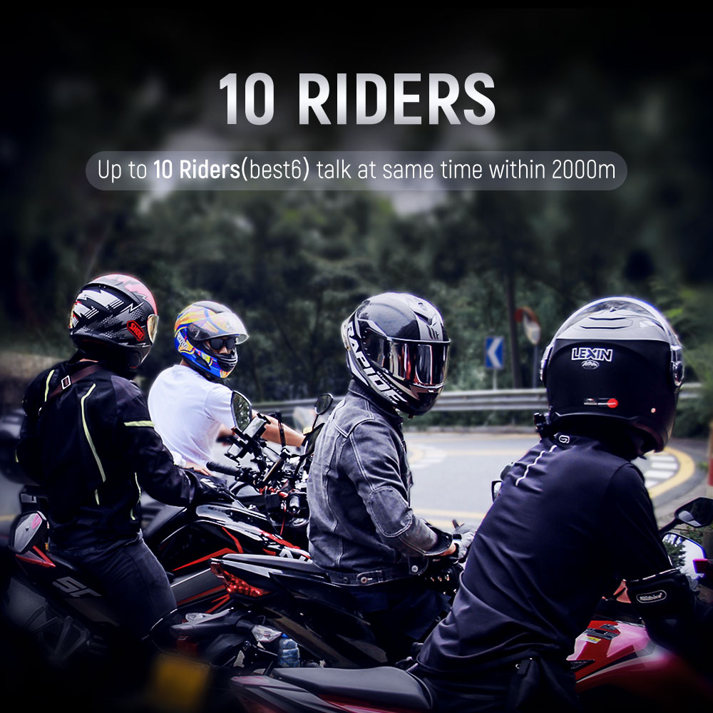 Lexin B4FM-X  Bluetooth мотоци – обзор и цена Full Face Motorcycle Helmet With Bluetooth