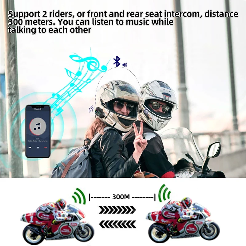 Bluetooth-Интерком Y10 для мот – обзор и цена Full Face Motorcycle Helmet With Bluetooth